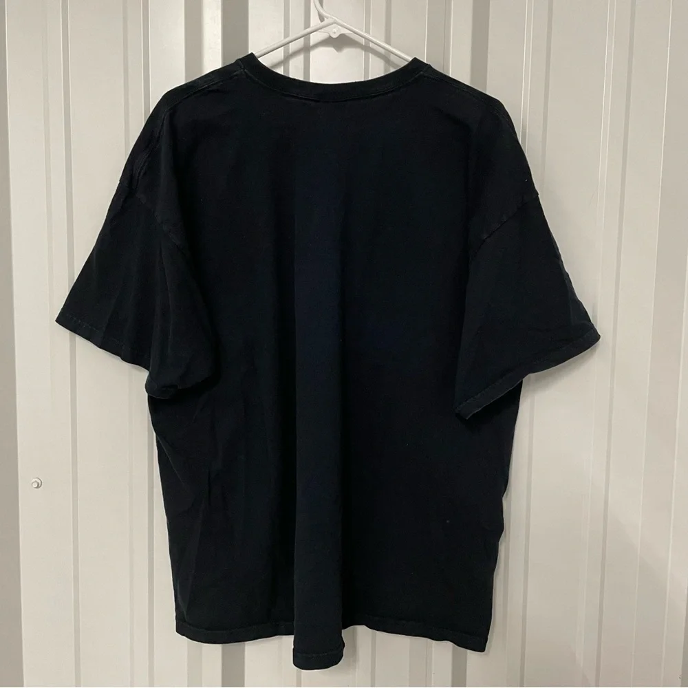 Y2K 2009 New Orleans Saints Football Black T Shirt // 2XL - Picture 4 of 4